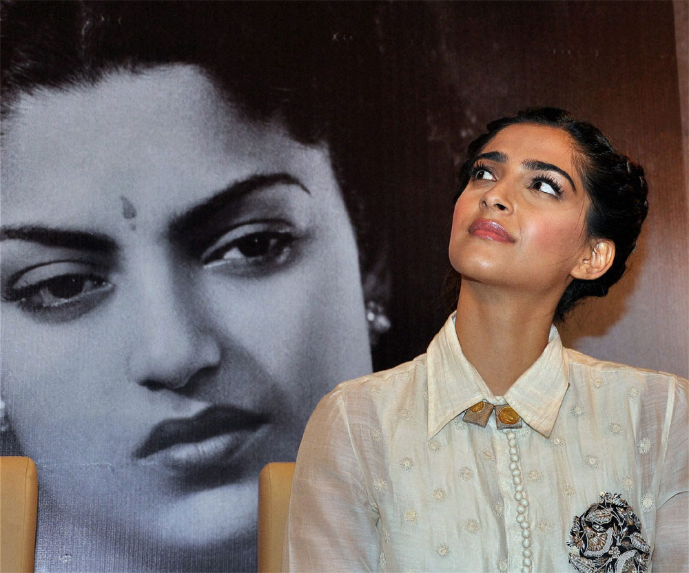 Bollywood actor Sonam Kapoor at an event in Mumbai on Thursday. PTI Photo 