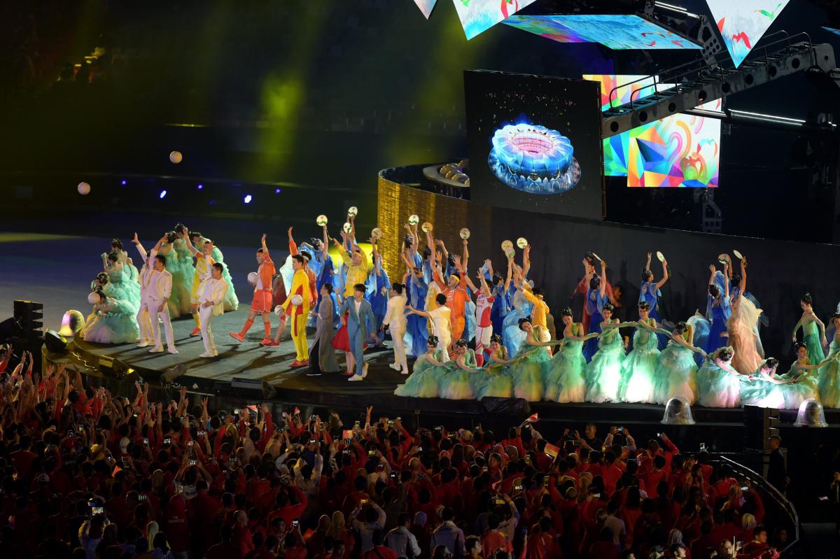 Closing ceremony of 2018 Asian Games at GBK Main Stadium, Jakarta, Indonesia. PTI