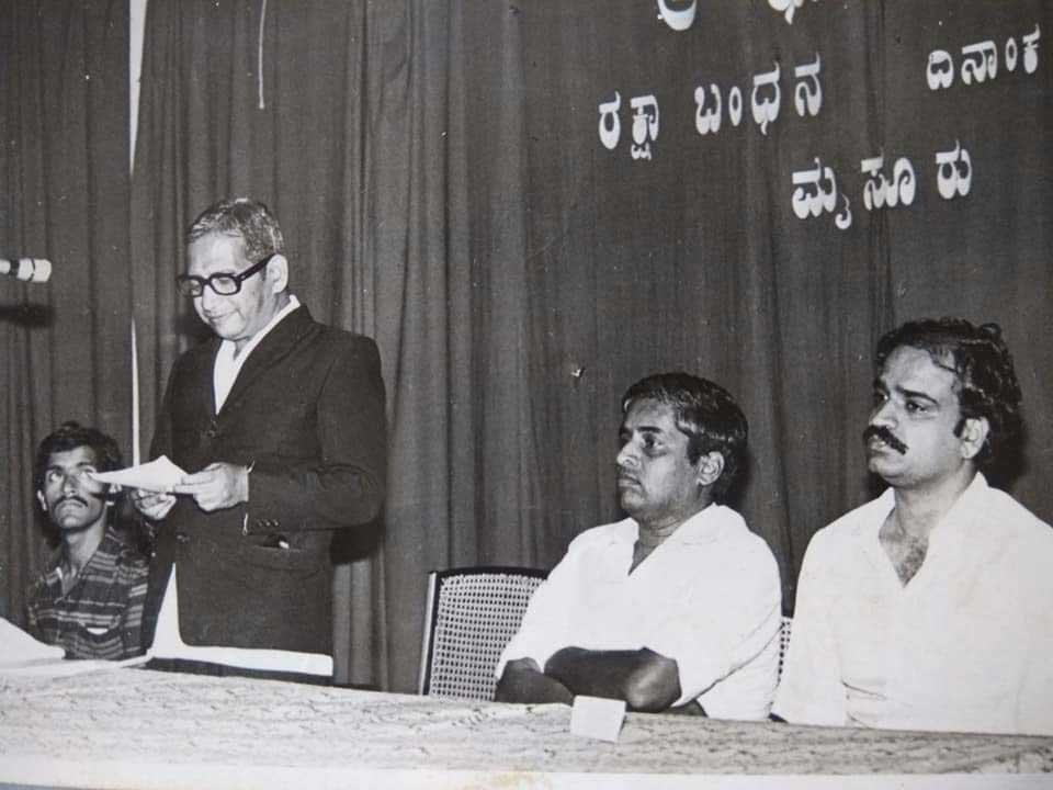 Ananth Kumar's ABVP days: the formative years. Pic Courtesy: RSS