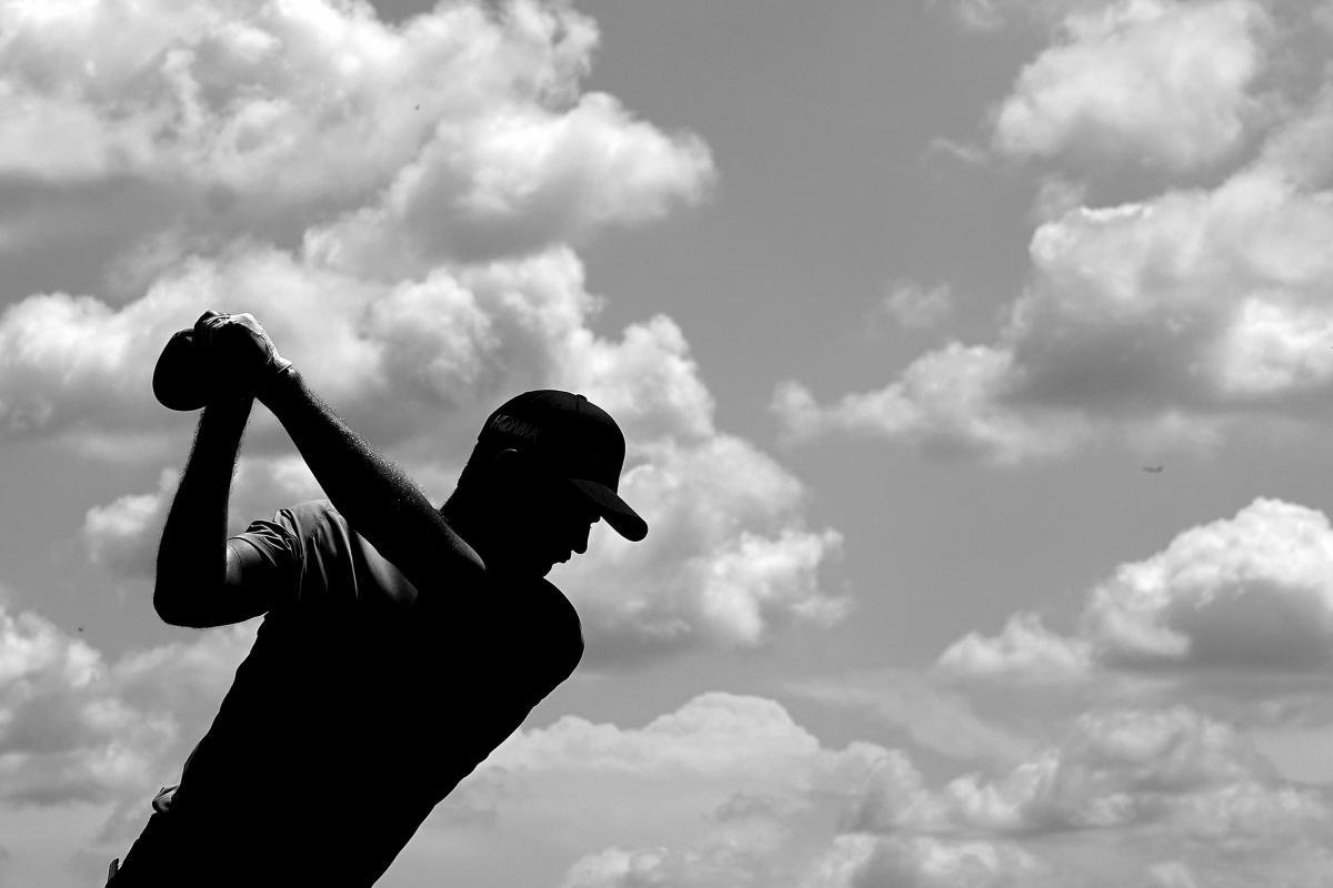 Justin Rose of England plays a shot during a practice round prior to the TOUR Championship at East Lake Golf Club on August 20, 2019 in Atlanta, Georgia. (Photo: AFP)