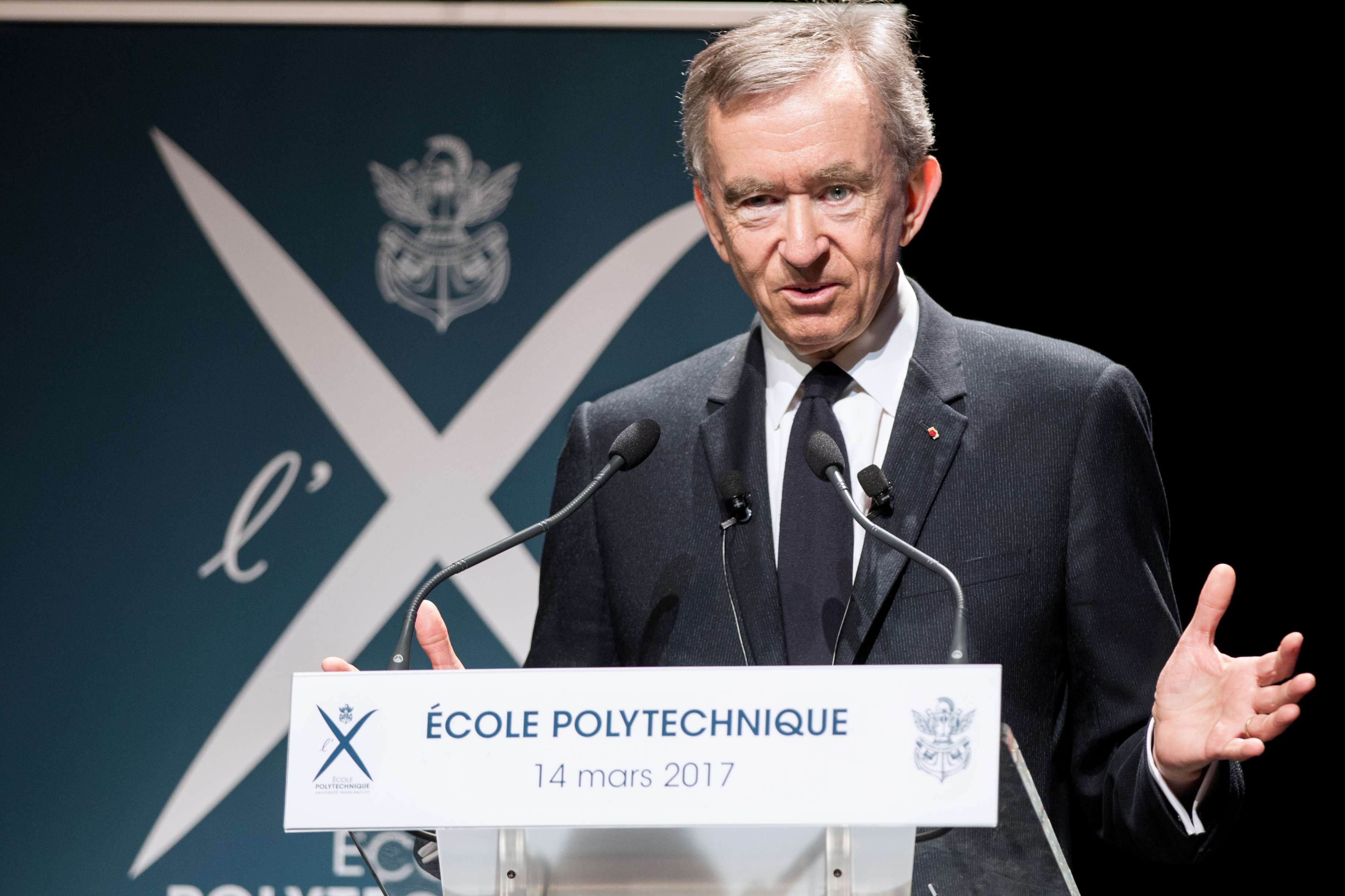 Rank 3 | Bernard Arnault | Chief Executive of LVMH | Net worth: $92.8 billion (Credit: Wikimedia Commons)