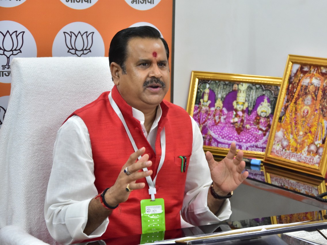 Uttar Pradesh Jal Shakti Minister also tested positive for coronavirus, following the BJP state chief, on August. Credit: Twitter/@bjpdrmahendra