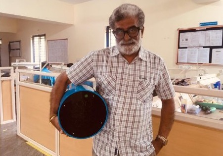 Shycocan, a medical device made in India has shown 99.9% effective results in preventing transmission of the SARS-CoV-2 in public areas. Credit: DH File Photo