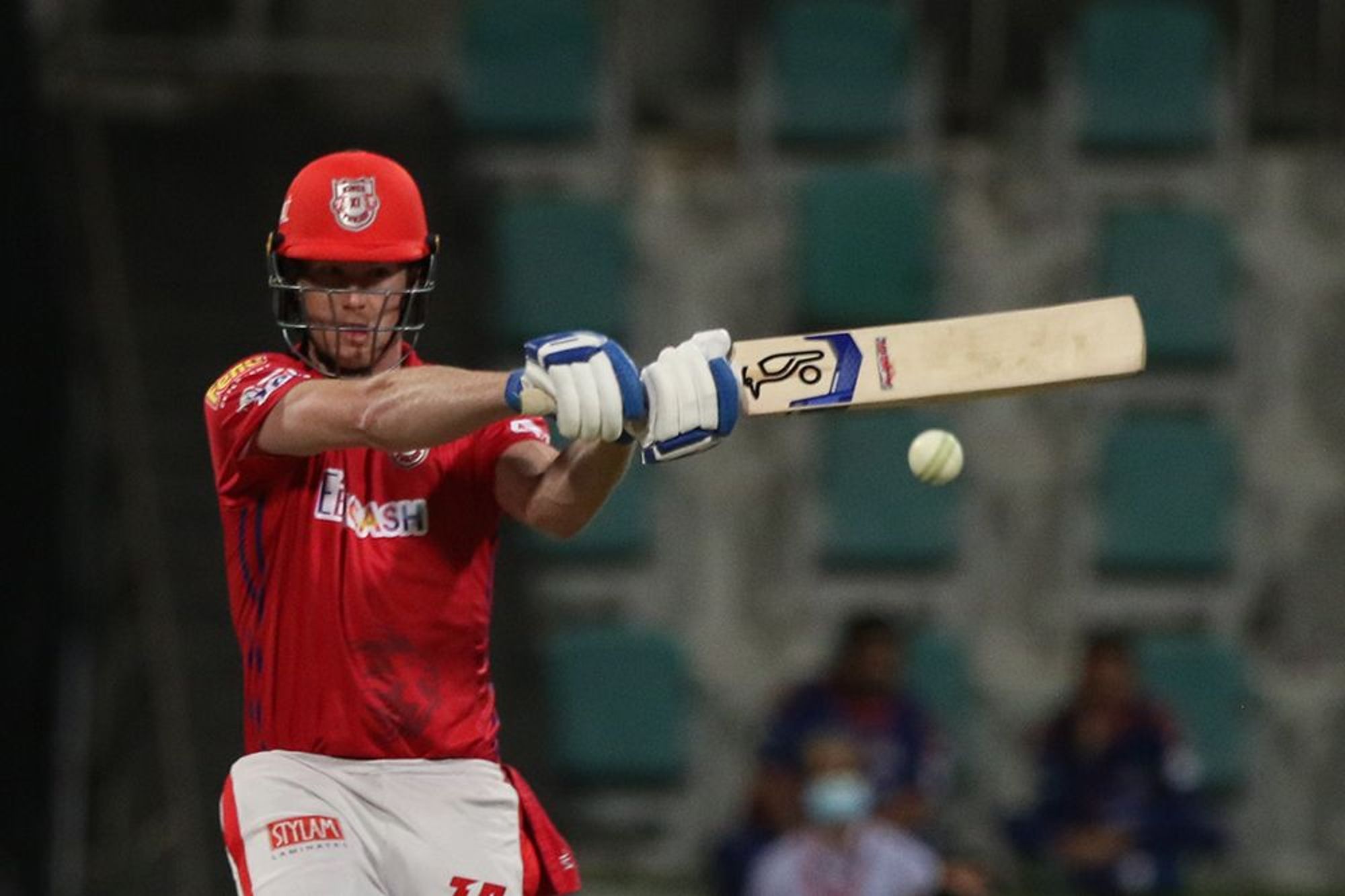 James Neesham of Kings XI Punjab plays a shot. Credit: iplt20.com, BCCI