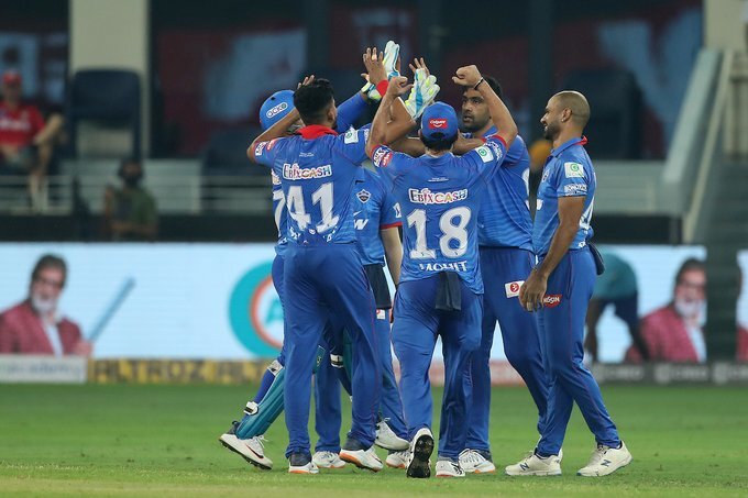 Two wickets in an over for Ashwin that wrecked Punjab's batting line-up. Credit: IPL official twitter handle