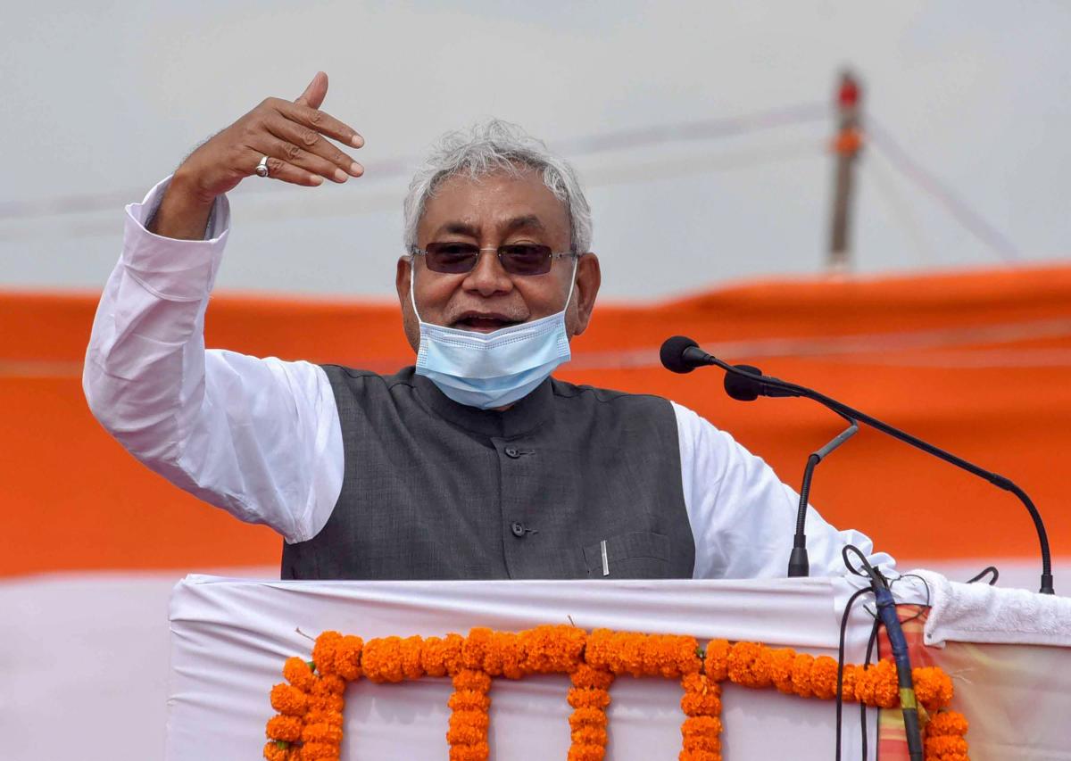The JD(U) witnessed a debilitating slide in the number of seats secured. It won 43 seats compared to 71 in 2015. Credit: PTI Photo