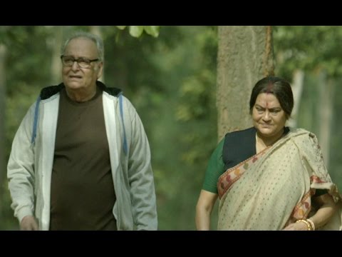 Soumitra Chatterjee and Swatilekha Sengupta in Bela Sheshe. Credit: YouTube
