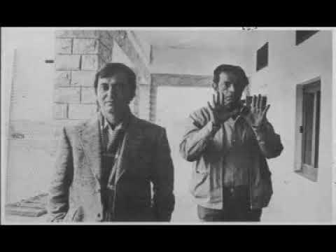 Soumitra Chatterjee on the sets of Sonar Kella with director Satyajit Ray. Credit: YouTube