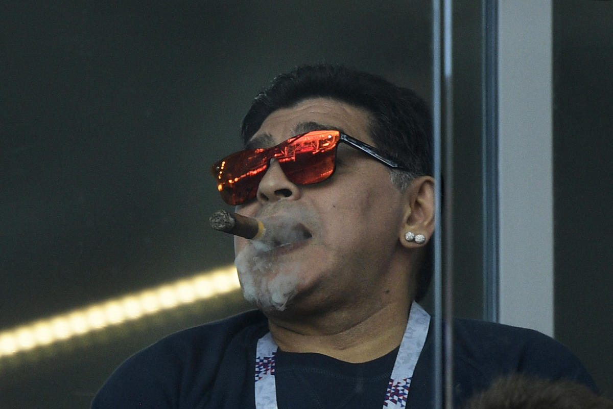 Skippers Argentina to a 2-1 win over Nigeria at the World Cup in the United States. After the match, he tests positive for ephedrine and is suspended for 15 months. He had already been suspended for 15 months for cocaine use in his Napoli days.