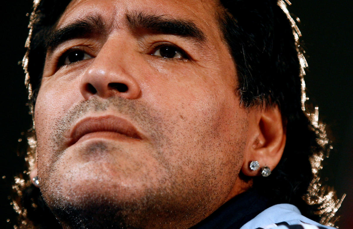 Four days after his 60th birthday, Maradona undergoes brain surgery on a blood clot. Dies of a heart attack at home in the Buenos Aires suburbs as he recovers from brain surgery.