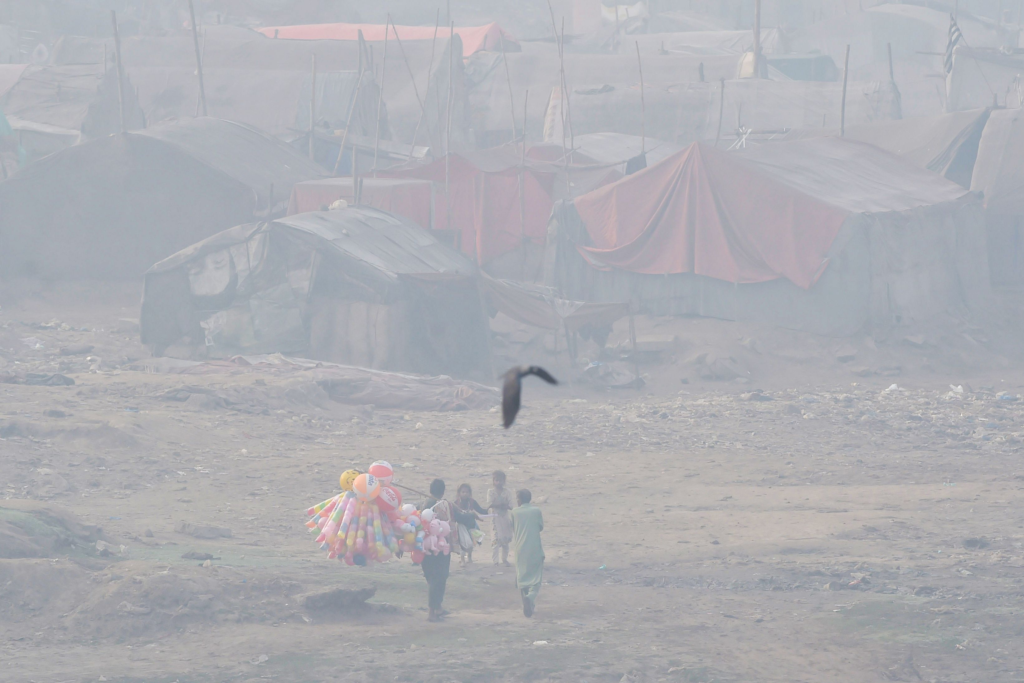 Lahore, Pakistan: Lahore is among the third most polluted cities in the world with 235 US AQI. Credit: PTI Photo