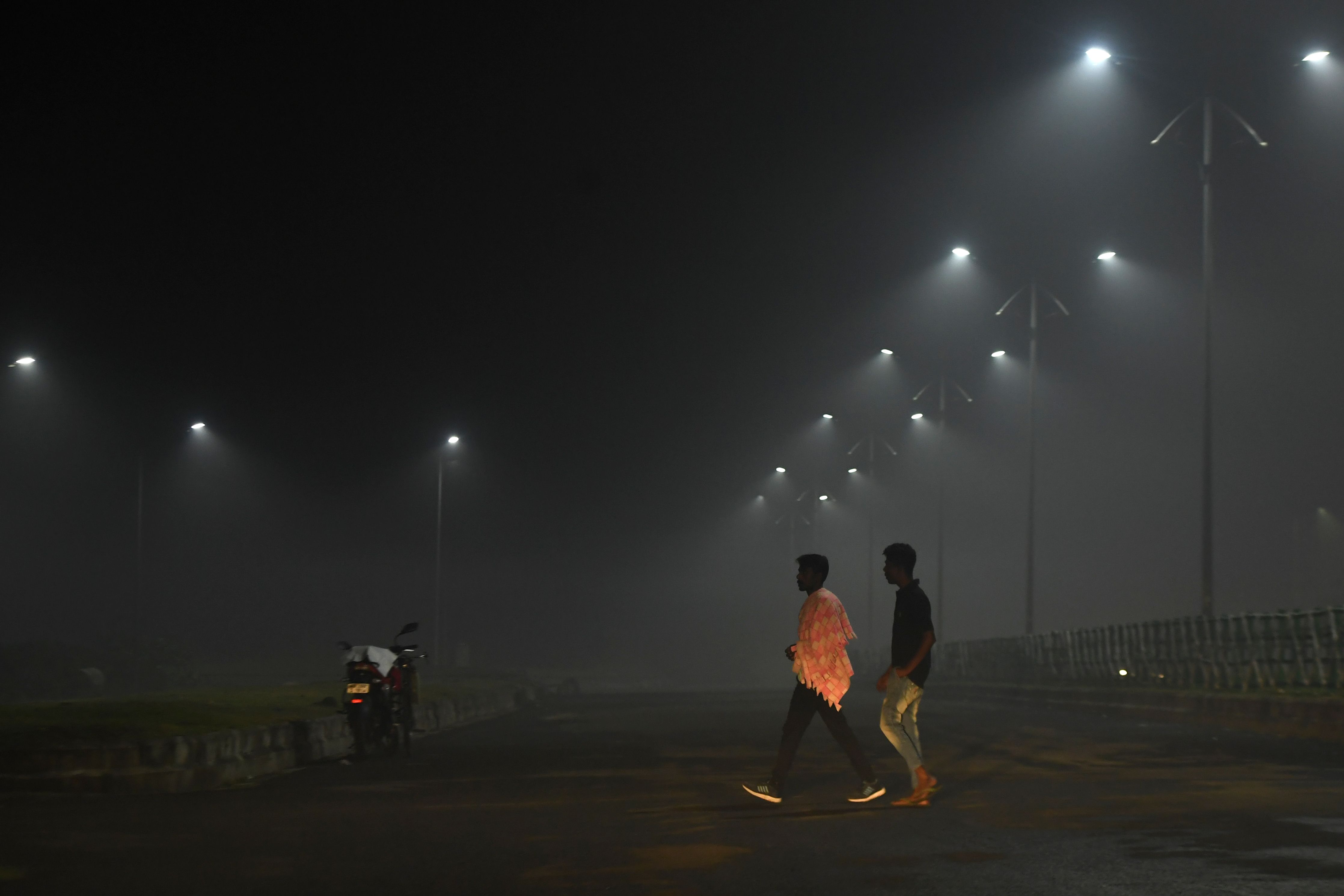 Kolkata, India: Kolkata is the second Indian city to be on the top five list with 184 US AQI. Credit: AFP Photo