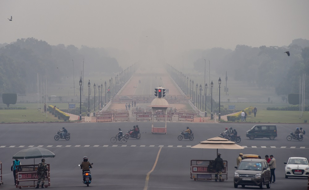 Delhi, India: Delhi ranks second with 298 US AQI. Credit: PTI Photo