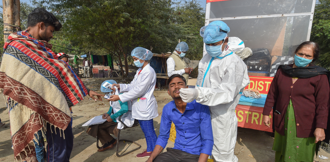 The tally crossed 80-lakh mark on October and 90-lakh mark on November 20. But October was the first month when the number of fresh infections and fatalities saw a fall. Credit: PTI