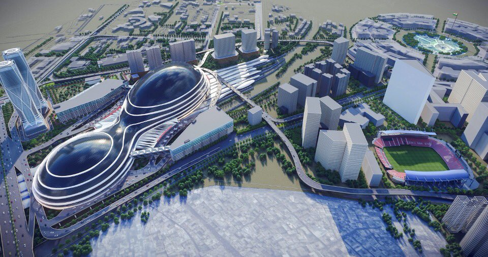 It also connects with the international airport via the Airport Express Line metro and the New Delhi NCR via the Yellow Line Metro.  Credit: PIB