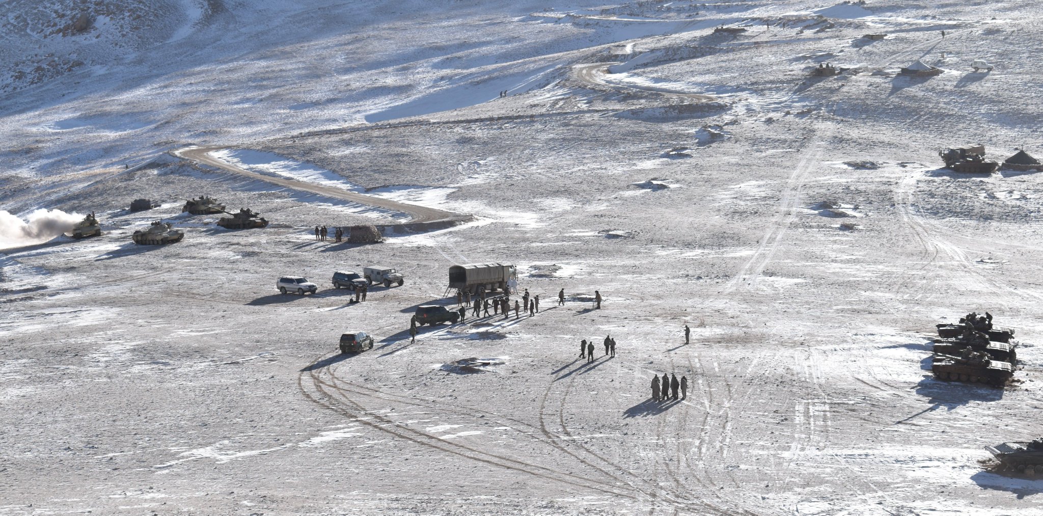 Both sides are carrying out verification of withdrawal of troops and equipment.