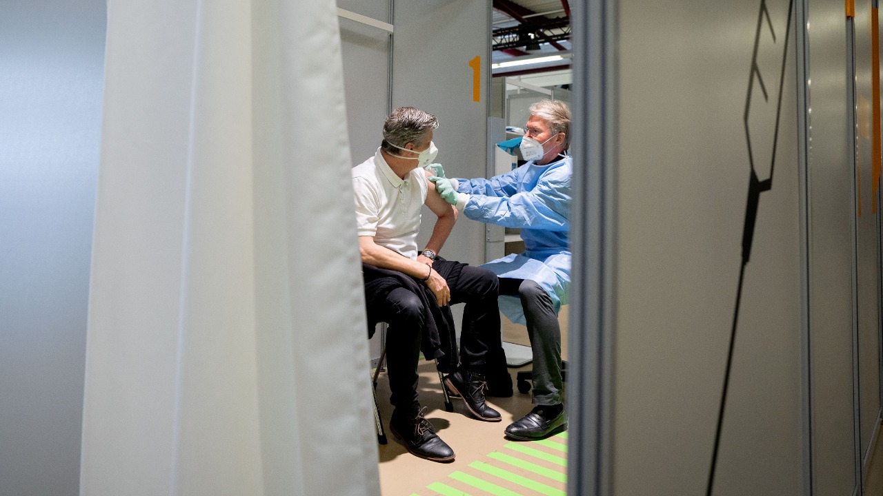 Germany | Vaccines administered: 48,69,641 | Total cases as of February 24, 2021: 24,05,263 | Credit: Reuters Photo
