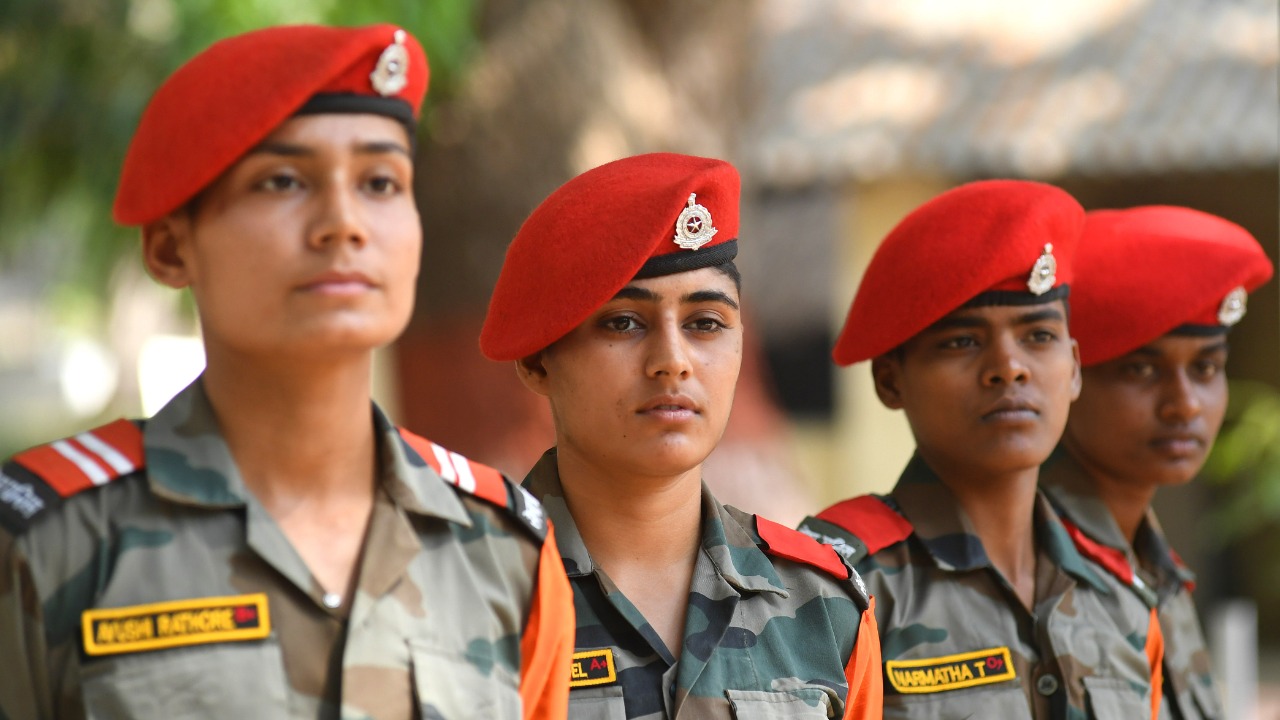 The sense of giving back to the community was a common theme among the young women recruits.