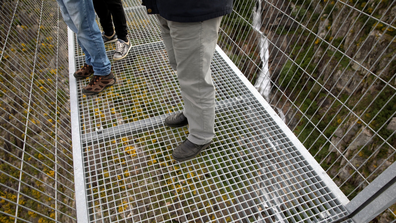 The bridge opened only to local residents on Thursday, but from Monday everyone can book a visit.