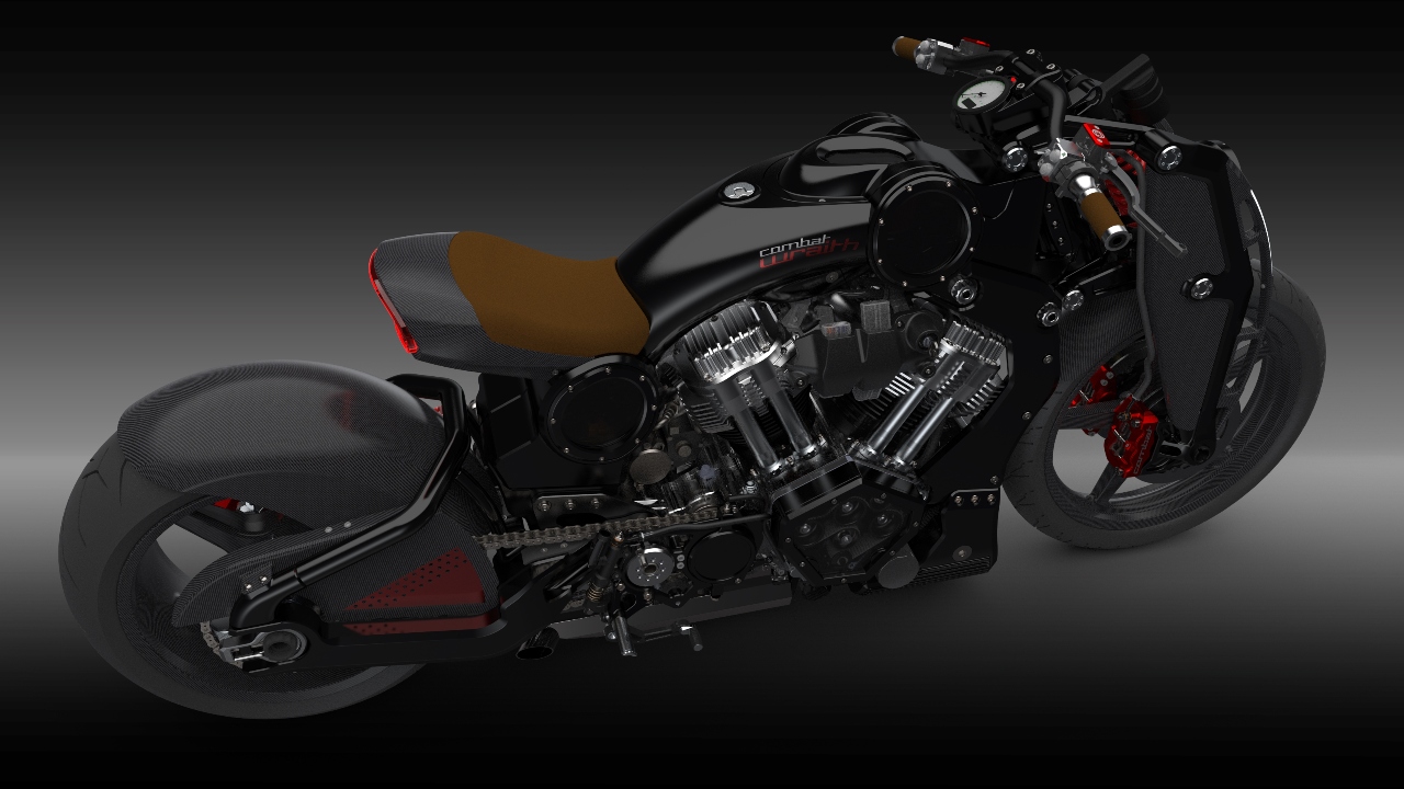 The iconically shaped structural fuel tank is CNC 5-Axis machined from aircraft-grade 6061 aluminum.
