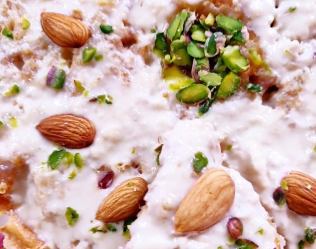 Phirni: Not many know that adding vermicelli in Phirni adds more taste and ups the ‘Badami’ (Almond) flavour. If you have a sweet tooth, you just can’t escape this dish because of its rich creamy and flavorful taste. Credit: Instagram/khushboo_divine