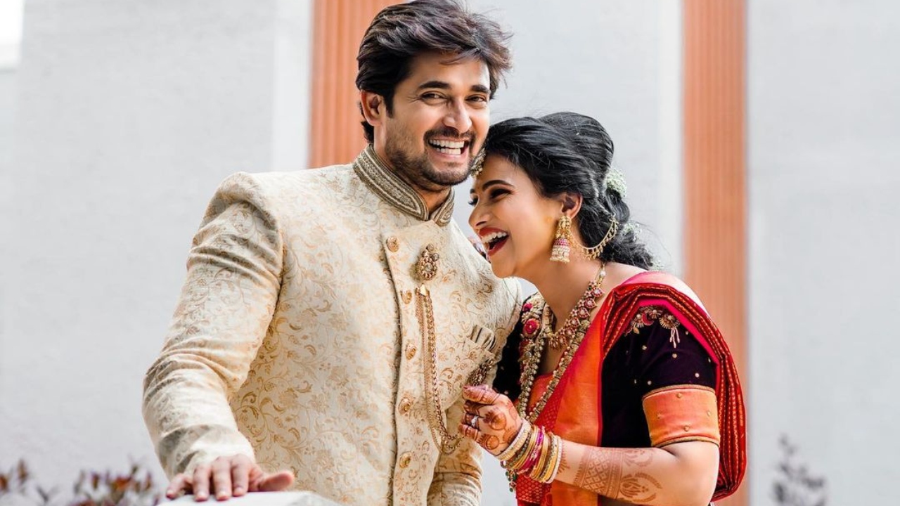 The couple got engaged in April. Credit: Instagram/iam.kavitha_official