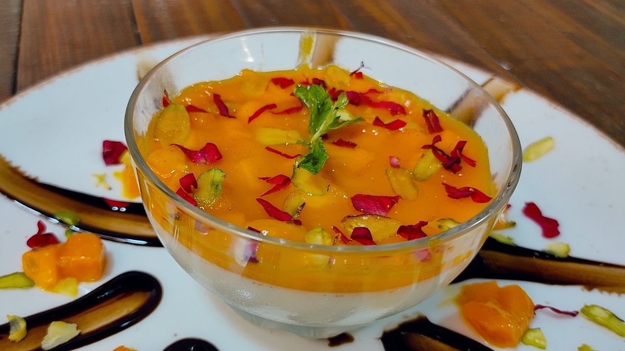 Mango baked Yogurt: Mango is native to Indian subcontinent for the past 4,000 years and yogurt is always a traditional food for all occasions, and combines them to make this healthy summer dessert. Baked Mango Yogurt is a refreshing dessert which is so simple and tasty.