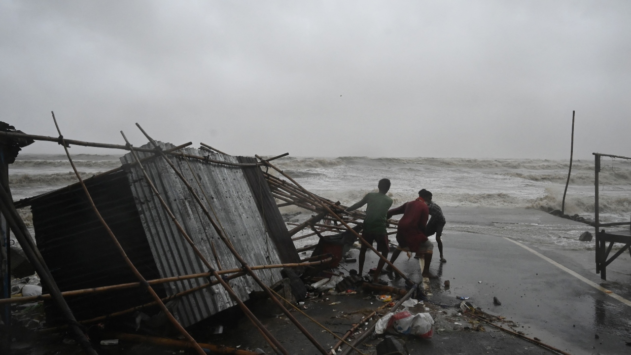 Cyclones in the Bay of Bengal are common at this time of year, and often roar ashore, bringing death and destruction to the coastal areas. Credit: AFP Photo