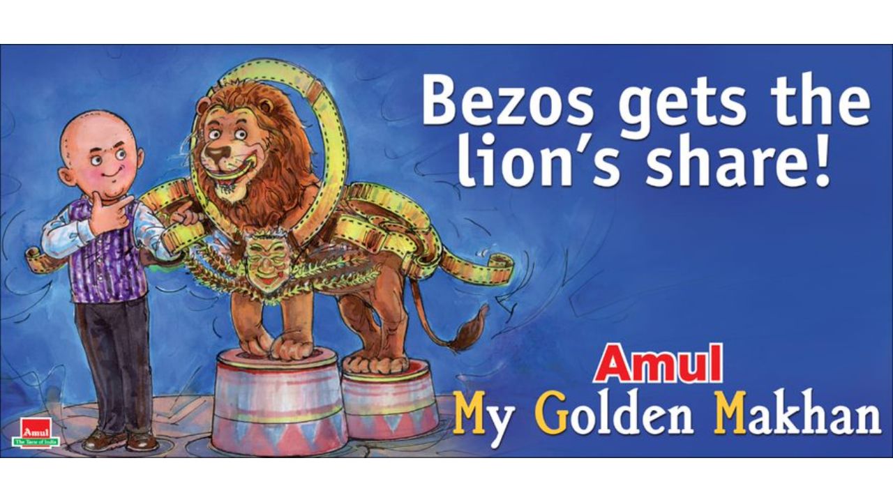 Celebrating Amazon-MGM Studio deal.