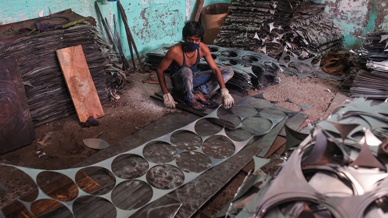 However, since a majority of the workforce had left for their native places fearing the unprecedented second wave of coronavirus and low supply of raw material due to shut markets, industrialists said they can only calculate their losses. Credit: PTI Photo