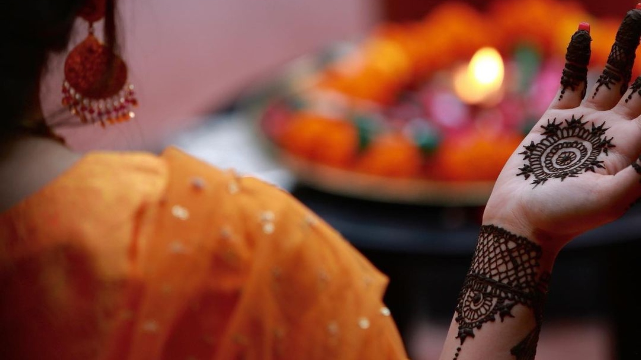 A glimpse from Yami Gautam's mehndi ceremony.