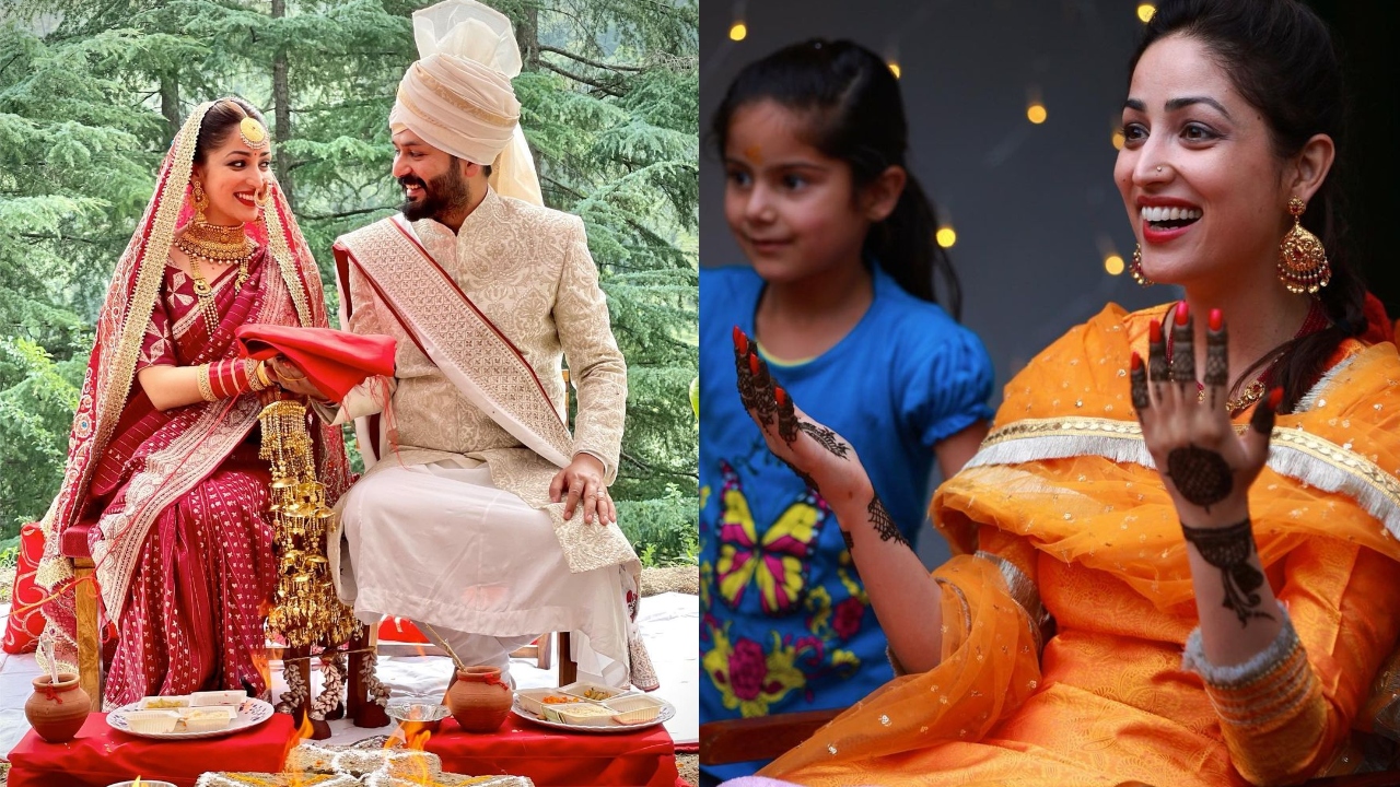 A glimpse from their dreamy wedding.