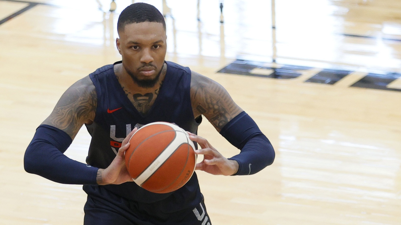 American professional basketball player Damian Lillard ranks sixth with 20,904 messages. Credit: AFP Photo