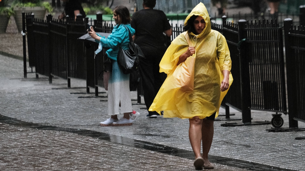 Several subway stations were flooded and major roads were cut in New York on Thursday ahead of the expected arrival of Storm Elsa, which has moved up the US East Coast after lashing Florida with wind and rain. Credit: AFP Photo