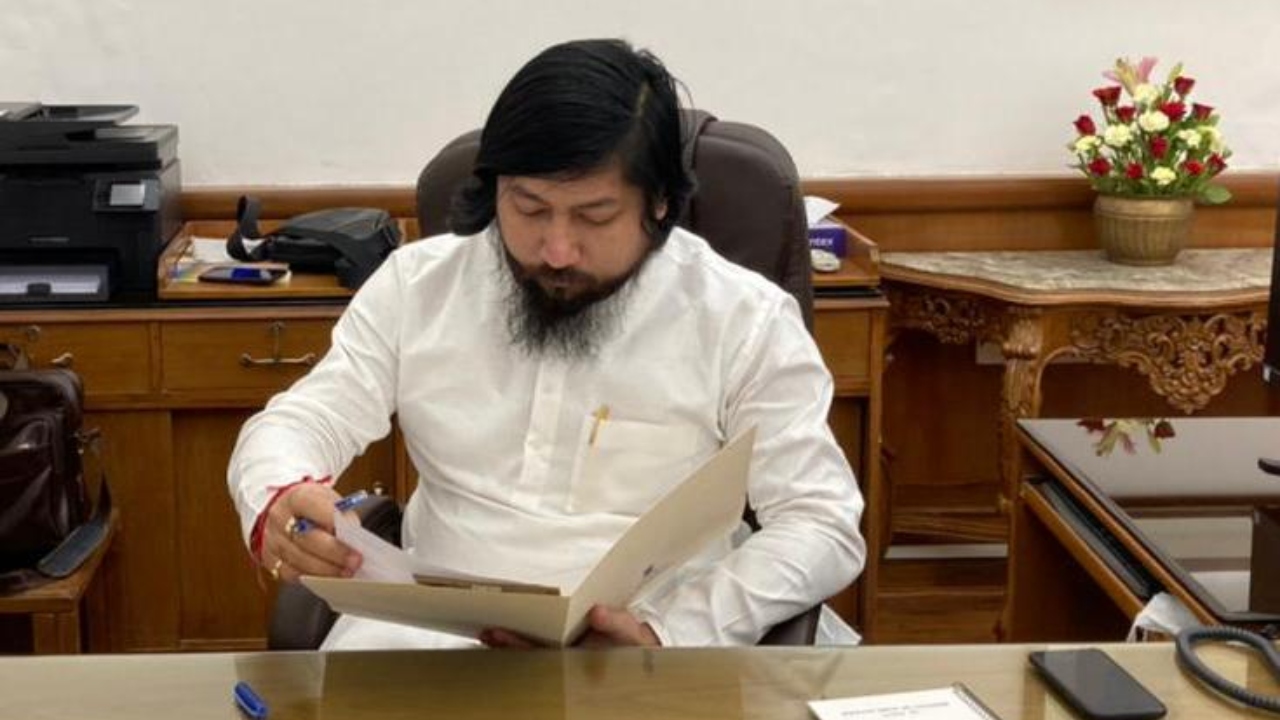 Nisith Pramanik| State: West Bengal| Constituency: Cooch Behar| Total Asset: Rs 96 Lakh+. Credit: Twitter/@NisithPramanik