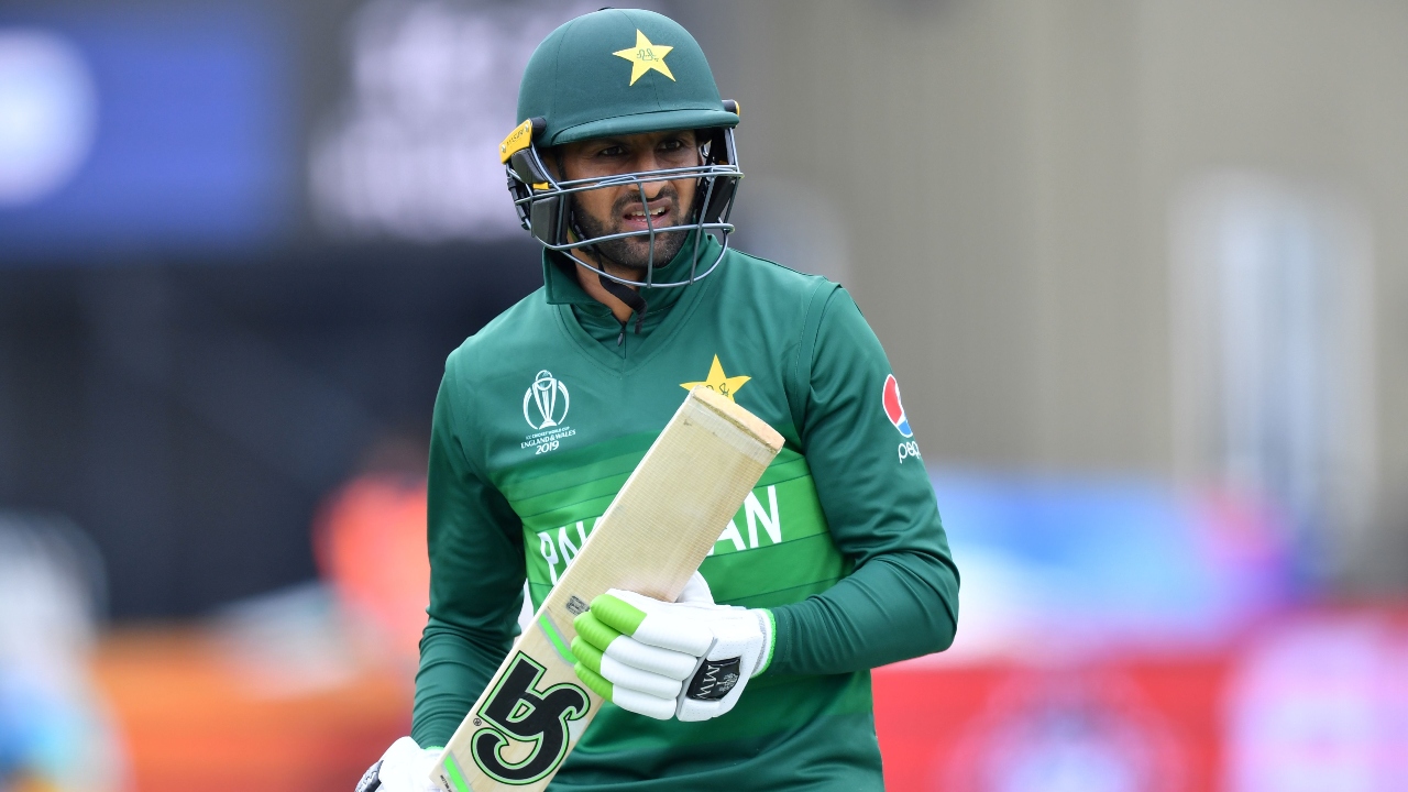 Pakistani cricketer Shoaib Malik is third on the list with 10,741 runs. Credit: AFP Photo