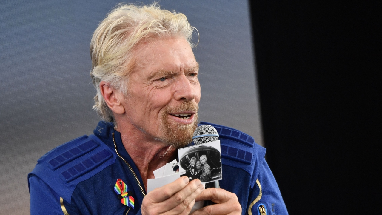 Branson overtook Jeff Bezos and achieved this milestone nine days before. Bezos is all set to fly to space on July 20. Credit: AFP Photo