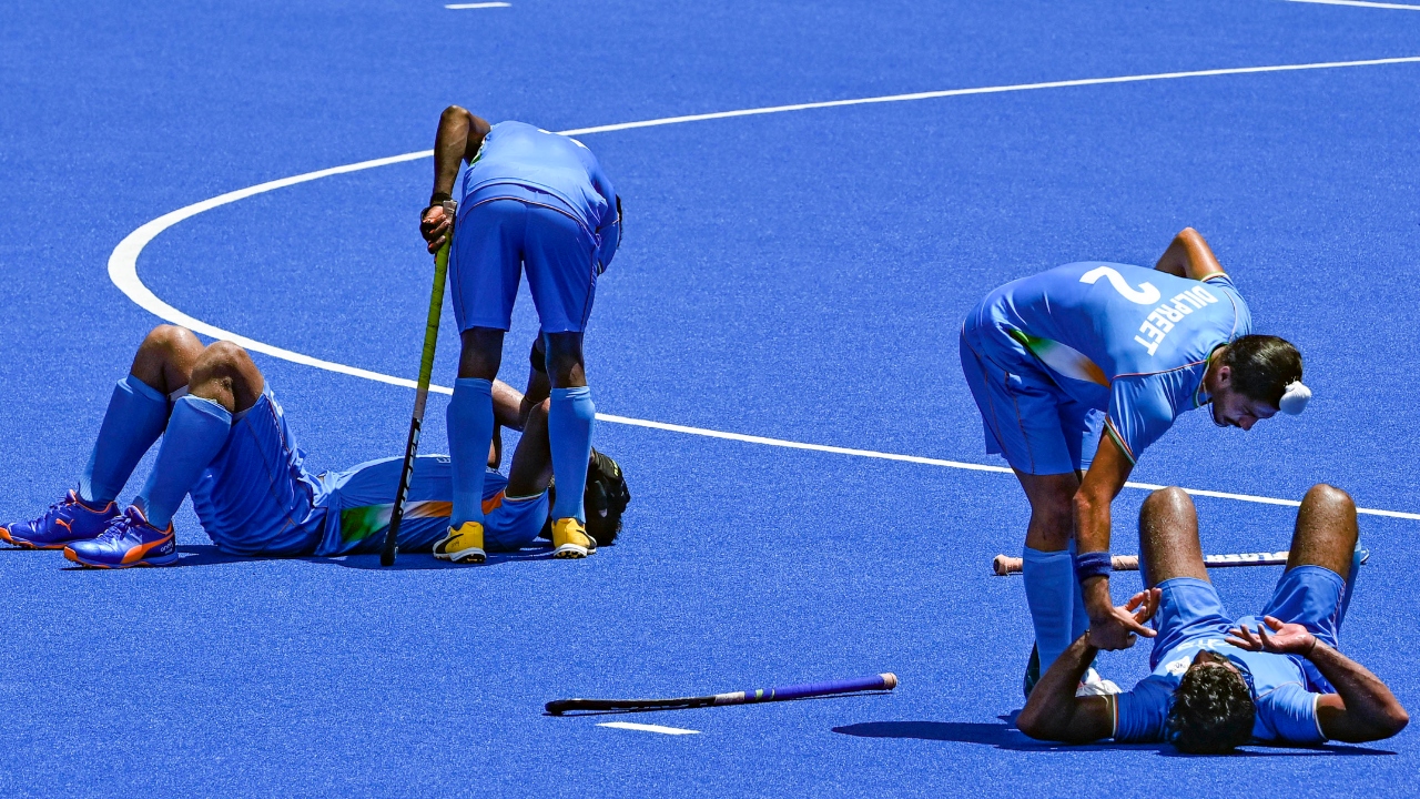 India went down 2-5 against Belgium in the semi-final. Credit: PTI Photo