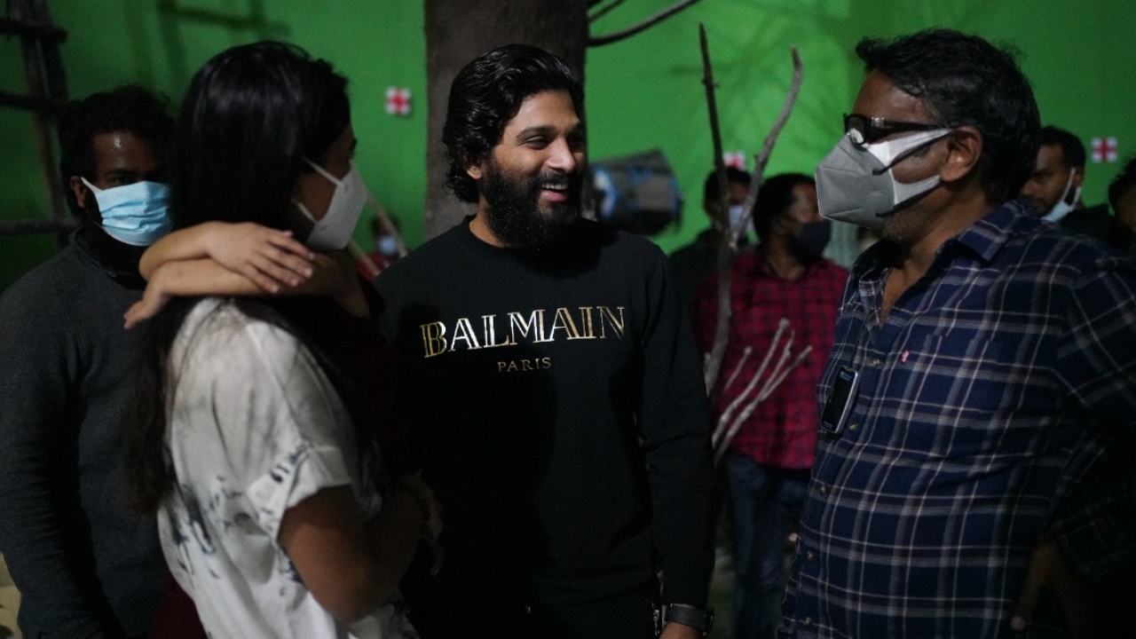 The elated parents were seen sharing a sweet nothing with the cast and crew of the film. The star couple wished the team all success. Credit: Special Arrangement