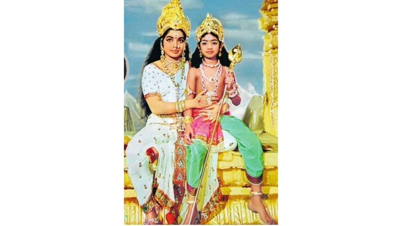 Sridevi started her career as a child actor at the tender age of 4 with the Tamil movie 'Kandan Karunai' in 1967. Credit: DH Photo