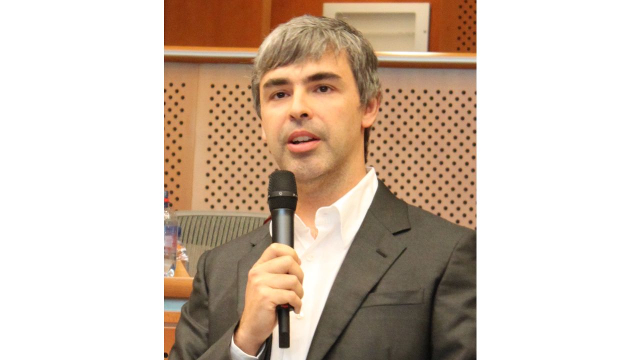 Larry Page is the sixth richest person in the world. His net worth now stands at a whopping $122 billion. Credit: Wikimedia Commons