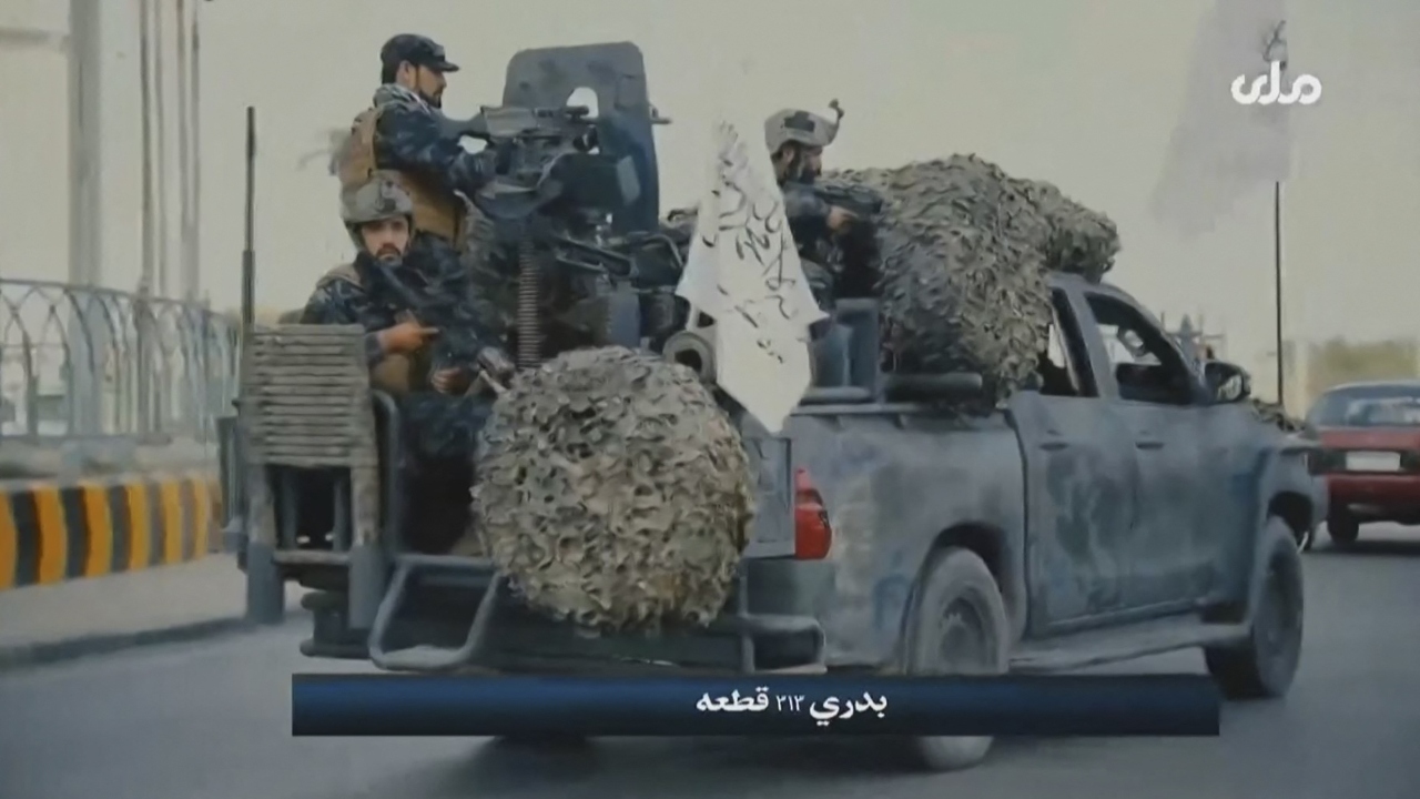 Named after the battle of Badr 1,400 years ago, when the Prophet Mohammed supposedly vanquished his enemies with only 313 soldiers, the Taliban unit could number up to several thousand men, experts say. The amount of equipment at their disposal is unclear, but multiple pictures online show jubilant Taliban fighters posing with captured armoured Humvees, aircraft and weapons abandoned by the defeated US-equipped Afghan national army. Credit: AFP Photo