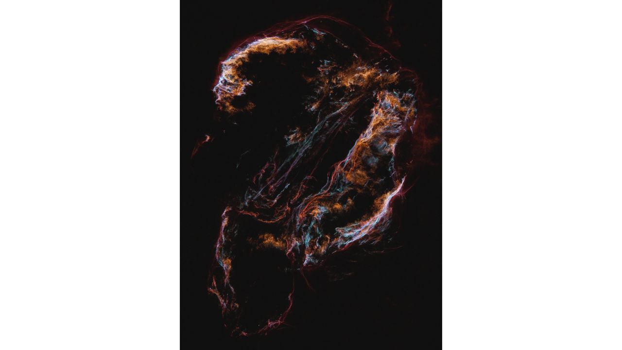 Stars and Nebulae Highly Commended: The Colour Splash of Cygnus Loop. Credit: Royal Observatory Greenwich’s Astronomy Photographer of the Year 13 (2021) competition/exhibition - Min Xie (USA)