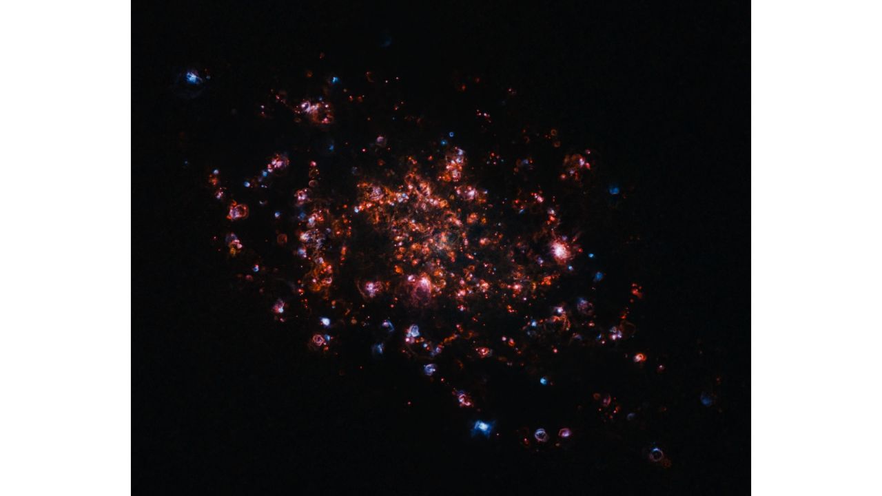 Galaxies Runner-Up: The Nebulae of the Triangulum Galaxy. Credit: Royal Observatory Greenwich’s Astronomy Photographer of the Year 13 (2021) competition/exhibition - Russell Croman (USA)