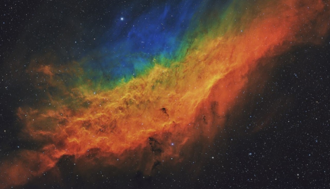 Stars and Nebulae Winner: California Dreamin' NGC 1499. Credit: Royal Observatory Greenwich’s Astronomy Photographer of the Year 13 (2021) competition/exhibition - Terry Hancock (UK)