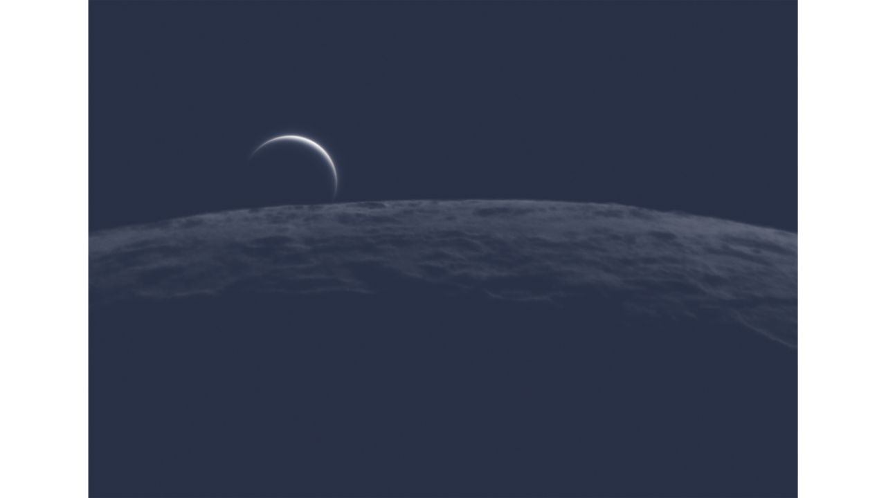 Our Moon Winner: Beyond the Limb. Credit: Royal Observatory Greenwich’s Astronomy Photographer of the Year 13 (2021) competition/exhibition - Nicolas Lefaudeux (France)