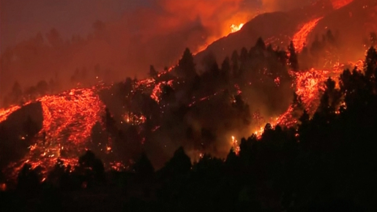 The Canary Islands Volcanology Institute reported the eruption on Cumbre Vieja, which last erupted in 1971.
