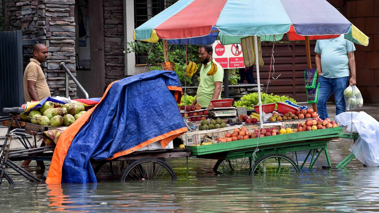 Other places that recorded heavy precipitation during the 24-hour period were Canning (113.4 mm) and Diamond Harbour (83.6 mm) in South 24 Parganas, and Dum Dum (95 mm) in the northern outskirts of Kolkata, Met Department data showed. Salt Lake received 142.8 mm of rain, it added. Credit: AFP Photo