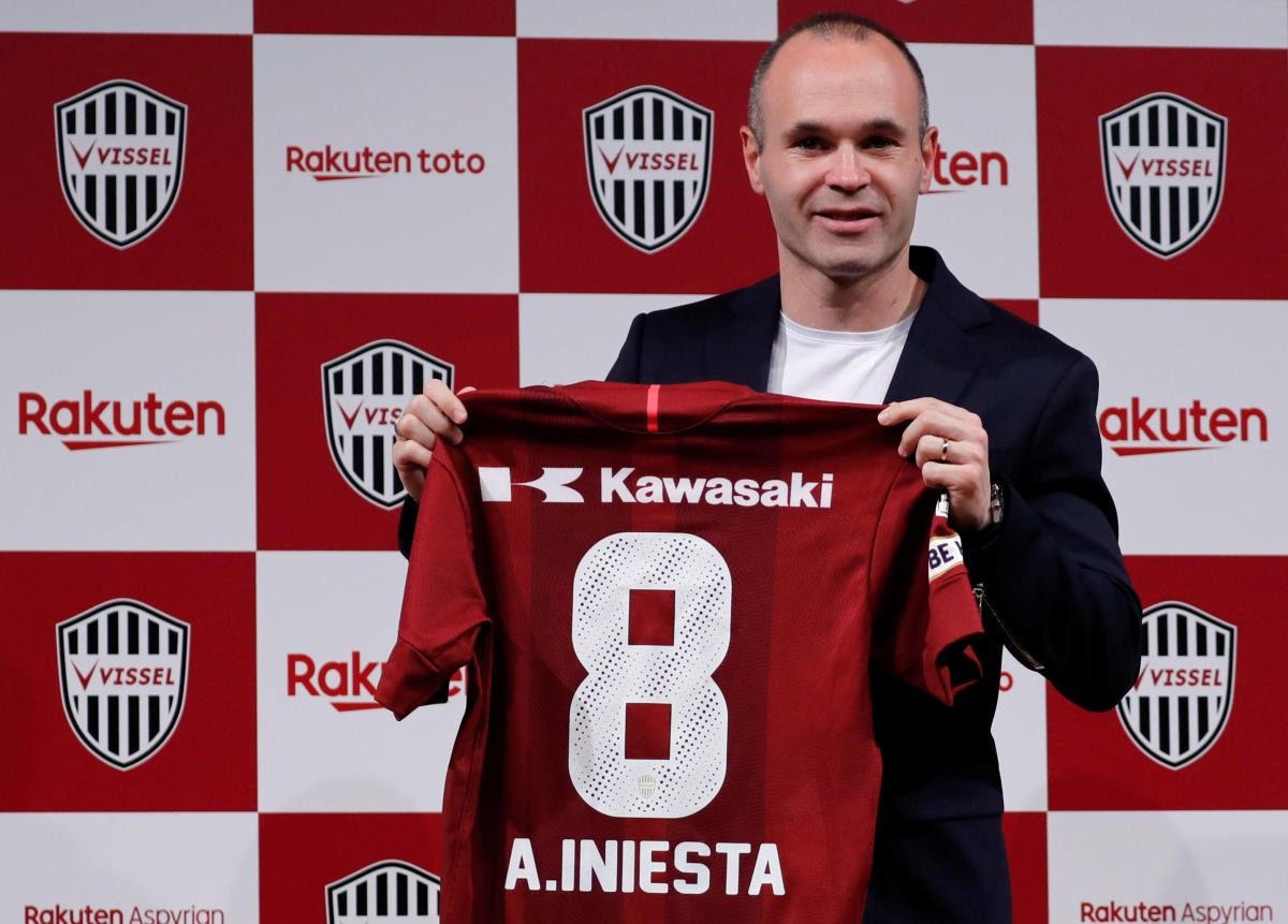 Andres Iniesta | Spain | Vissel Kobe | $35 million. Credit: Reuters Photo