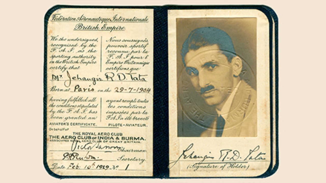 Tata Airlines was founded by the legendary Jehangir Ratanji Dadabhoy (JRD) Tata, who was also India's first licensed pilot and is known as the father of Indian civil aviation. Credit: tata.com